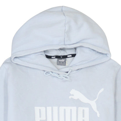 Womens UK Size XL PUMA Blue Pullover Hoodie