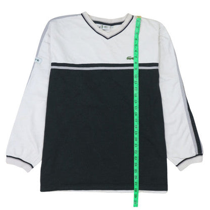 Mens UK Size M Lacoste White Pullover Sweatshirt
