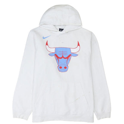 Mens UK Size XL Nike White Pullover Hoodie