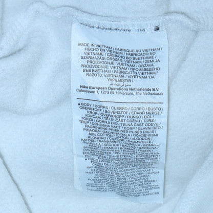 Mens UK Size XL Nike White Pullover Hoodie
