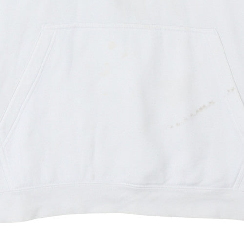 Mens UK Size XL Nike White Pullover Hoodie
