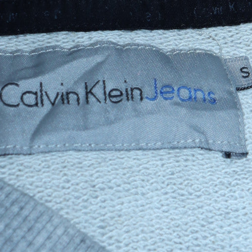 Mens UK Size S Calvin Klein Grey Pullover Sweatshirt