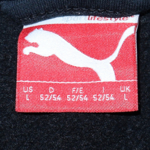 Mens UK Size L PUMA Black Full Zip Hoodie