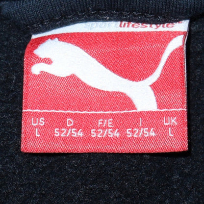 Mens UK Size L PUMA Black Full Zip Hoodie