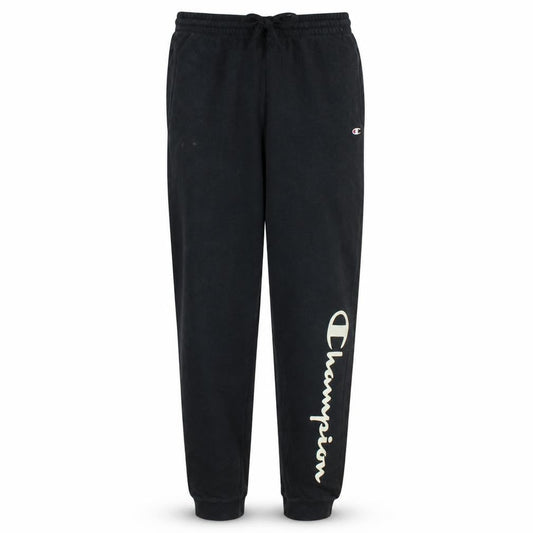 Mens UK Size M Champion Regular Fit Jogger Black Trousers