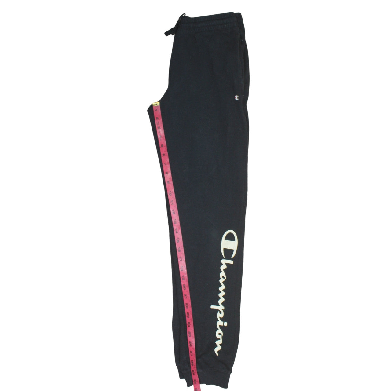 Mens UK Size M Champion Regular Fit Jogger Black Trousers
