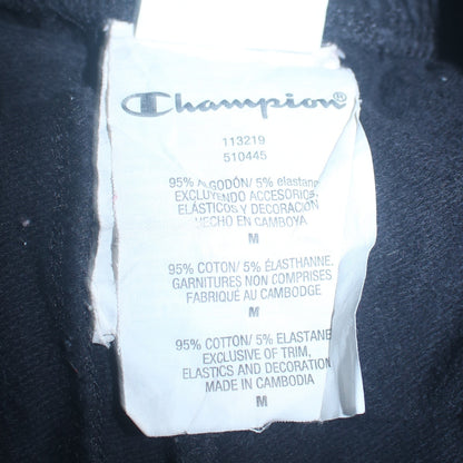 Mens UK Size M Champion Regular Fit Jogger Black Trousers