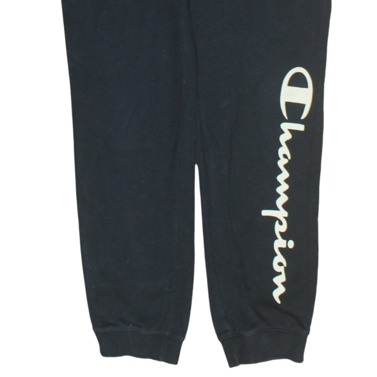 Mens UK Size M Champion Regular Fit Jogger Black Trousers