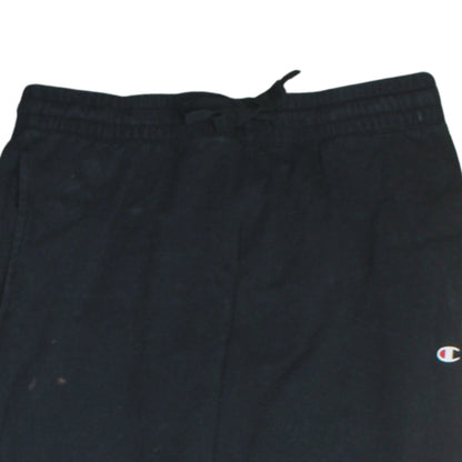 Mens UK Size M Champion Regular Fit Jogger Black Trousers