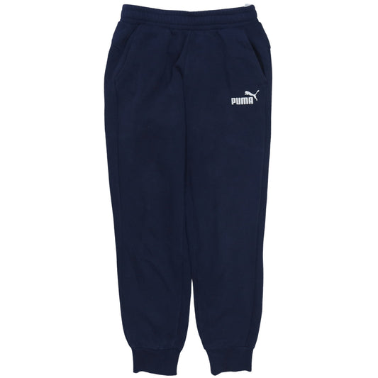 Mens UK Size S PUMA Regular Fit Jogger Blue Trousers