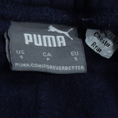 Mens UK Size S PUMA Regular Fit Jogger Blue Trousers