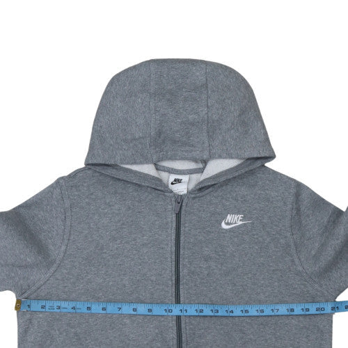 Boys UK Size L Nike Grey Full Zip Hoodie