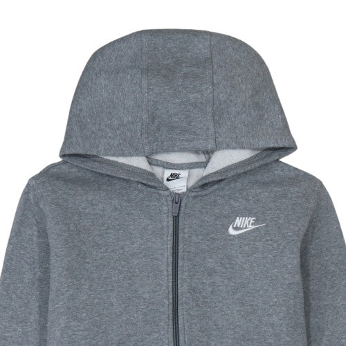 Boys UK Size L Nike Grey Full Zip Hoodie