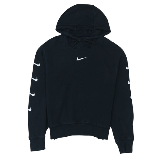 Womens UK Size M Nike Black Pullover Hoodie