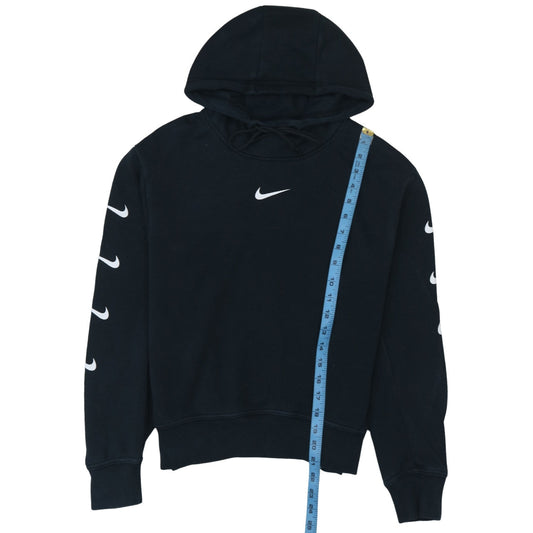 Womens UK Size M Nike Black Pullover Hoodie