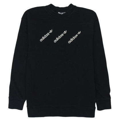 Womens UK Size XS adidas Black Pullover Sweatshirt