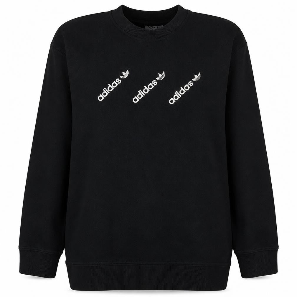 Womens UK Size XS adidas Black Pullover Sweatshirt