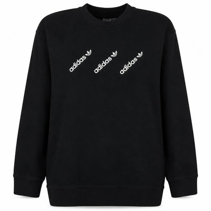 Womens UK Size XS adidas Black Pullover Sweatshirt