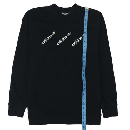 Womens UK Size XS adidas Black Pullover Sweatshirt