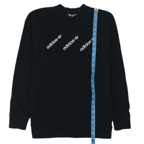 Womens UK Size XS adidas Black Pullover Sweatshirt
