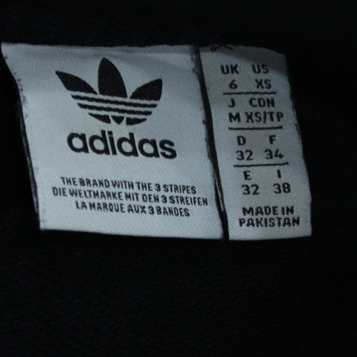 Womens UK Size XS adidas Black Pullover Sweatshirt