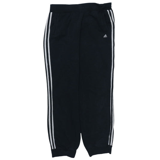 Womens UK Size 12-14 adidas Regular Fit Track Pants Black Trousers