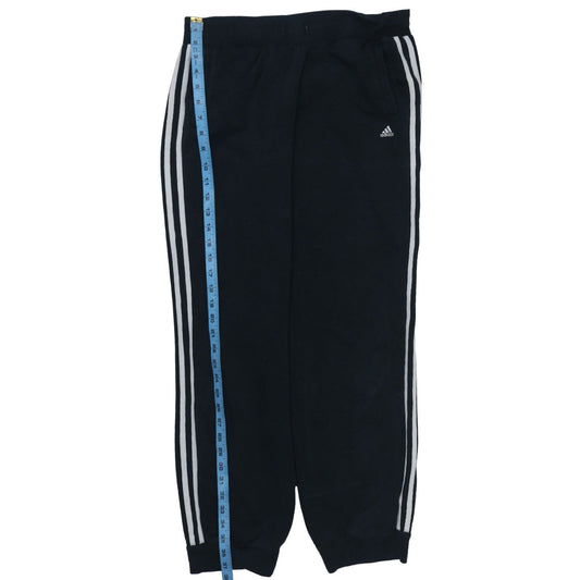 Womens UK Size 12-14 adidas Regular Fit Track Pants Black Trousers