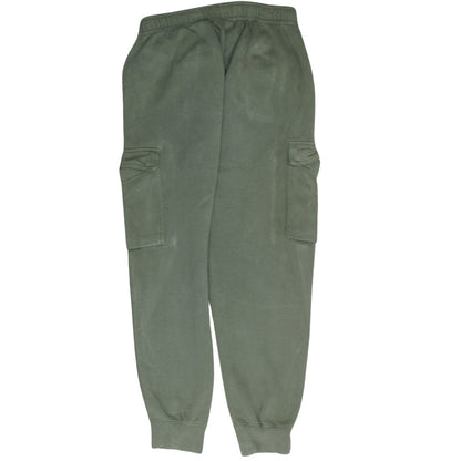 Nike Men's Green Fleece Jogger Cargo Trousers Size M