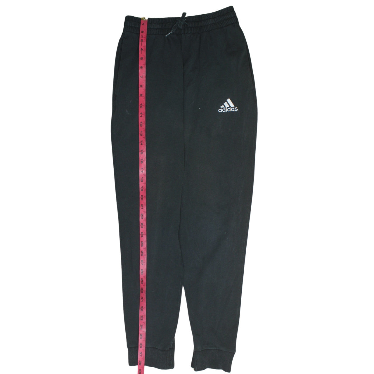 Mens UK Size S adidas Regular Fit Jogger Black Trousers