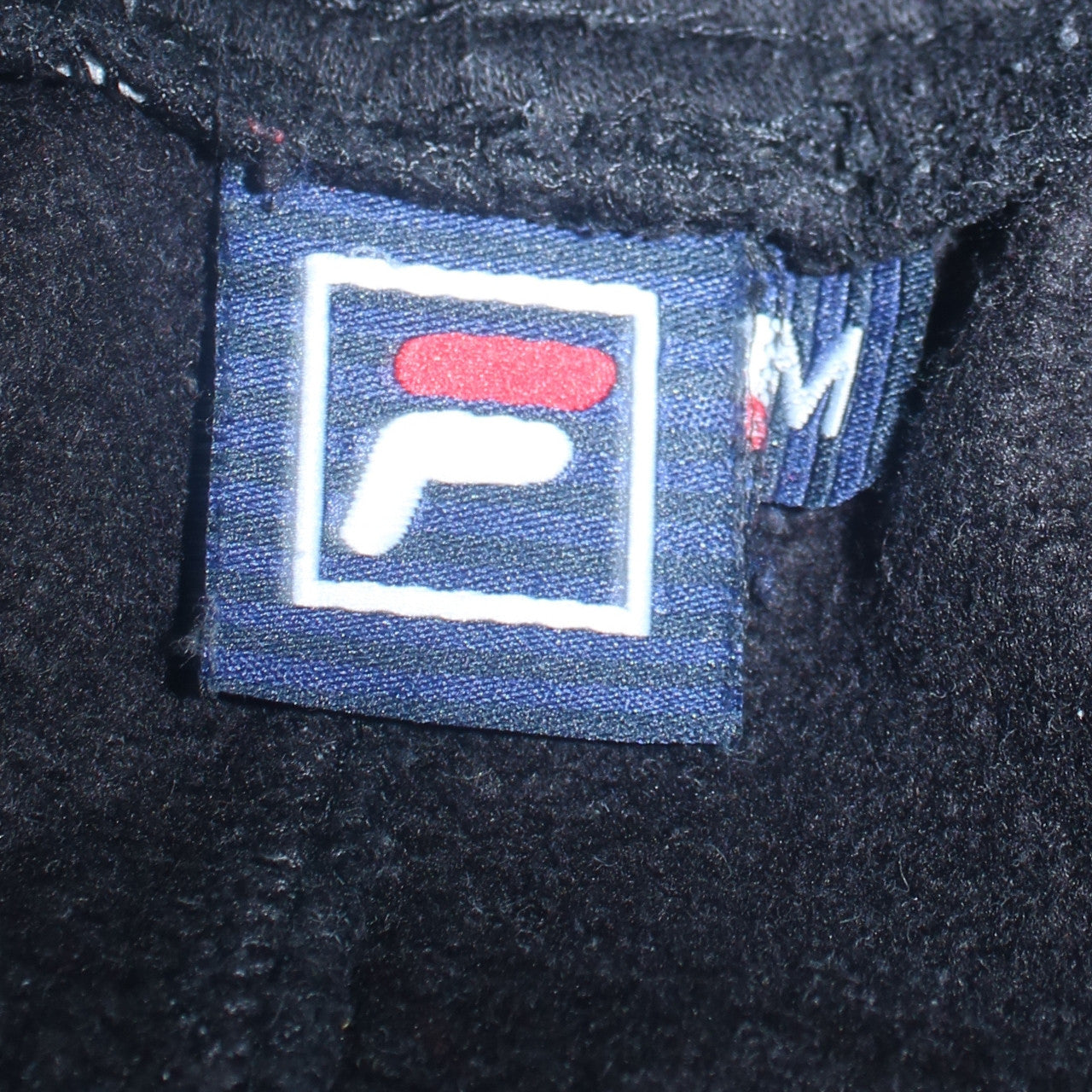 Mens UK Size M FILA Regular Fit Jogger Black Trousers