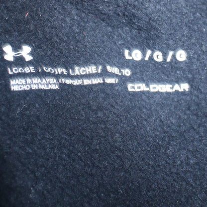 Mens UK Size L Under armour Black Pullover Sweatshirt