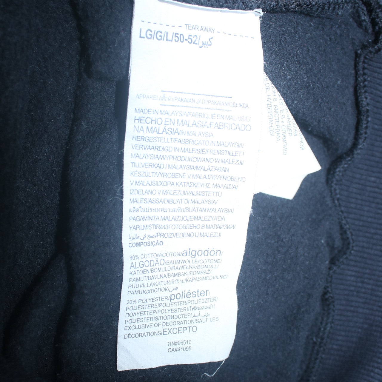 Mens UK Size L Under armour Black Pullover Sweatshirt
