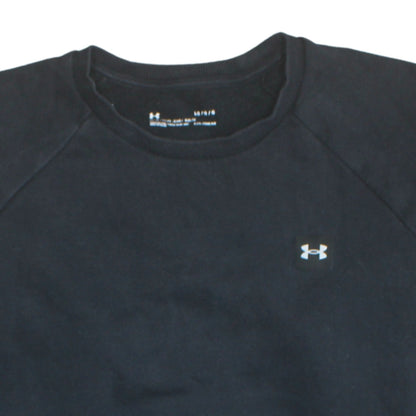 Mens UK Size L Under armour Black Pullover Sweatshirt