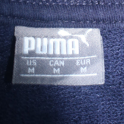 Mens UK Size M PUMA Blue Pullover Hoodie