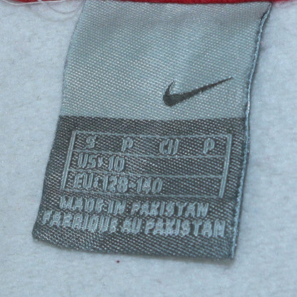 Teens UK Size 10 Nike White Full Zip Hoodie