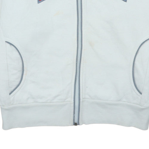 Teens UK Size 10 Nike White Full Zip Hoodie