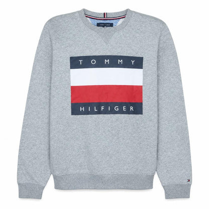 Mens UK Size M Tommy Hilfiger Grey Pullover Sweatshirt