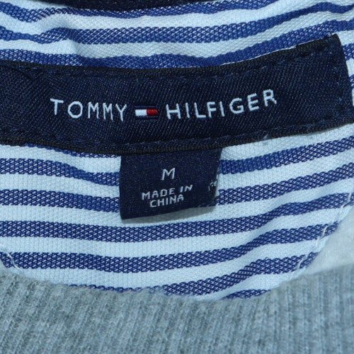 Mens UK Size M Tommy Hilfiger Grey Pullover Sweatshirt
