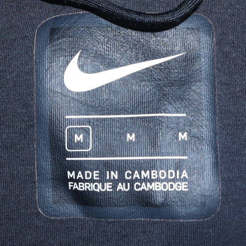Mens UK Size M Nike Black Full Zip Hoodie