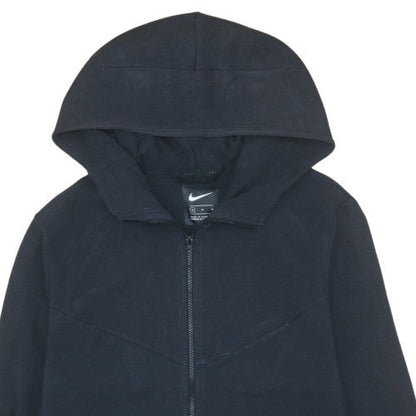 Mens UK Size M Nike Black Full Zip Hoodie