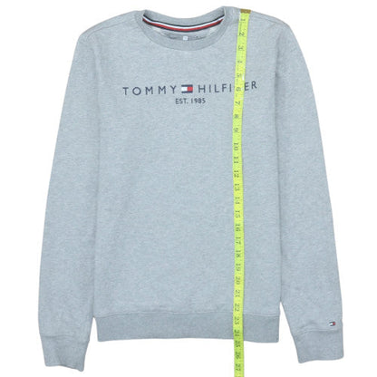Tommy Hilfiger Boys Grey Logo Pullover Sweatshirt 14 Years