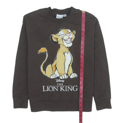 Womens UK Size 2XS Disney Brown Pullover Sweatshirt
