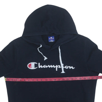 Mens UK Size L Champion Blue Pullover Hoodie