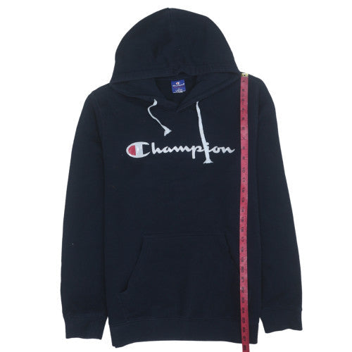 Mens UK Size L Champion Blue Pullover Hoodie