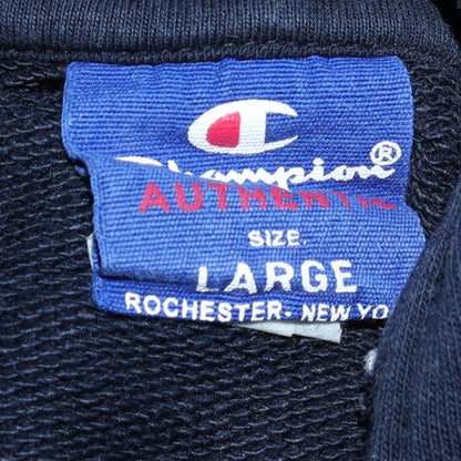 Mens UK Size L Champion Blue Pullover Hoodie