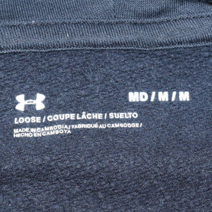Mens UK Size M Under armour Black Pullover Hoodie
