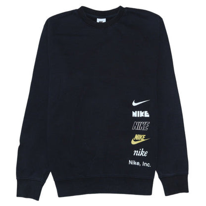 Mens UK Size S Nike Black Pullover Sweatshirt