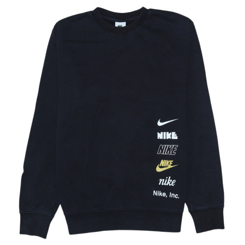 Mens UK Size S Nike Black Pullover Sweatshirt