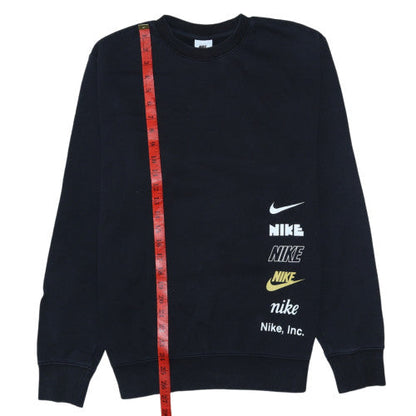 Mens UK Size S Nike Black Pullover Sweatshirt