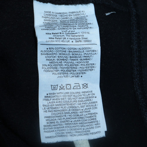 Mens UK Size S Nike Black Pullover Sweatshirt